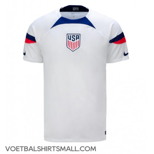 Verenigde Staten Giovanni Reyna #7 Voetbalkleding Thuisshirt WK 2022 Korte Mouwen